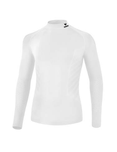 Erima Funktionsunterwäsche Langarmshirt Athletic mit Kragen (nahtlos) weiss Herren